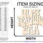Unfinished Wood In My Teaching Era Cutout | DIY Craft Shape | up to 46" DIY