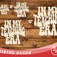 Unfinished Wood In My Teaching Era Cutout | DIY Craft Shape | up to 46" DIY