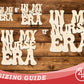 Unfinished Wood In My Nurse Era Cutout | DIY Craft Shape | up to 46" DIY