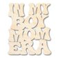 Unfinished Wood In My Boy Mom Era Cutout | DIY Craft Shape | up to 46" DIY