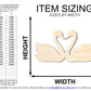 Unfinished Wood Love Swans Shape | DIY Craft Cutout | up to 46" DIY