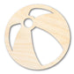 Unfinished Wood Beach Ball Shape | DIY Craft Cutout | up to 46" DIY