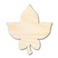 Unfinished Wood Simple Fall Leaf Shape | DIY Craft Cutout | up to 46" DIY