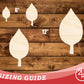 Unfinished Wood Simple Fall Leaf Shape | DIY Craft Cutout | up to 46" DIY