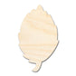 Unfinished Wood Simple Fall Leaf Shape | DIY Craft Cutout | up to 46" DIY