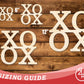 Unfinished Wood XOXO Cutout | DIY Craft Shape | up to 46" DIY