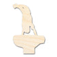 Unfinished Wood Men's Vault Shape | DIY Craft Cutout | up to 46" DIY