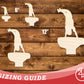 Unfinished Wood Men's Vault Shape | DIY Craft Cutout | up to 46" DIY