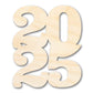 Unfinished Wood 2025 Cutout Shape | DIY Craft Cutout | up to 46" DIY