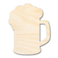 Unfinished Wood Beer Mug Shape | DIY Craft Cutout | up to 46" DIY
