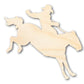 Unfinished Wood Rodeo Cowboy Shape | DIY Craft Cutout | up to 46" DIY