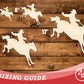 Unfinished Wood Rodeo Cowboy Shape | DIY Craft Cutout | up to 46" DIY