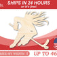 Unfinished Wood Hockey Player Female Shape | DIY Craft Cutout | up to 46" DIY