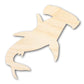 Unfinished Wood Swimming Hammer Head Shark Shape | DIY Craft Cutout | up to 46" DIY