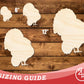 Unfinished Wood Detailed Turkey Shape | DIY Craft Cutout | up to 46" DIY
