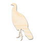 Unfinished Wood Unfluffed Turkey Shape | DIY Craft Cutout | up to 46" DIY
