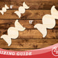 Unfinished Wood DNA Shape | DIY Craft Cutout | up to 46" DIY