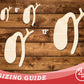 Unfinished Wood Gallbladder Shape | DIY Craft Cutout | up to 46" DIY