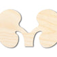 Unfinished Wood Kidney Shape | DIY Craft Cutout | up to 46" DIY