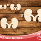 Unfinished Wood Kidney Shape | DIY Craft Cutout | up to 46" DIY