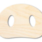 Unfinished Wood Pig Nose Shape | DIY Craft Cutout | up to 46" DIY