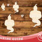 Unfinished Wood Genie Shape | DIY Craft Cutout | up to 46" DIY
