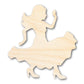 Unfinished Wood Salsa Dancer Shape | DIY Craft Cutout | up to 46" DIY