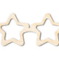 Unfinished Wood Star Sunglasses Shape | DIY Craft Cutout | up to 46" DIY