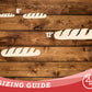 Unfinished Wood Baguette Shape | DIY Craft Cutout | up to 46" DIY