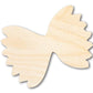 Unfinished Wood Farfalle Pasta| DIY Craft Cutout | up to 46" DIY