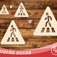Unfinished Wood Pedestrian Crossing Shape | DIY Craft Cutout | up to 46" DIY