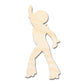 Unfinished Wood Disco Man Shape | DIY Craft Cutout | up to 46" DIY