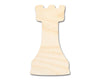 Unfinished Wood Rook Chess Piece Shape | DIY Craft Cutout | up to 46" DIY