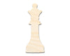 Unfinished Wood Queen Chess Piece Shape | DIY Craft Cutout | up to 46" DIY