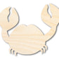 Unfinished Wood Crafty The Crab Shape | DIY Craft Cutout | up to 46" DIY