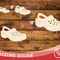 Unfinished Wood Clog Shoe Shape | DIY Craft Cutout | up to 46" DIY