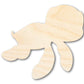 Unfinished Wood Cartoon Seaturtle Shape | DIY Craft Cutout | up to 46" DIY