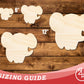 Unfinished Wood Cartoon Elephant Shape | DIY Craft Cutout | up to 46" DIY