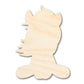 Unfinished Wood Cartoon Horse Shape | DIY Craft Cutout | up to 46" DIY
