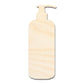 Unfinished Wood Lotion Bottle Shape | DIY Craft Cutout | up to 46" DIY