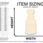 Unfinished Wood Hockey Trophy Shape | DIY Craft Cutout | up to 46" DIY