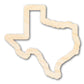 Unfinished Wood Texas Outline Shape | DIY Craft Cutout | up to 46" DIY