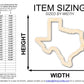 Unfinished Wood Texas Outline Shape | DIY Craft Cutout | up to 46" DIY