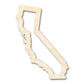Unfinished Wood California Outline Shape | DIY Craft Cutout | up to 46" DIY