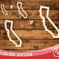 Unfinished Wood California Outline Shape | DIY Craft Cutout | up to 46" DIY