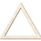 Unfinished Wood Triangle Outline Shape | DIY Craft Cutout | up to 46" DIY