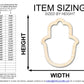 Unfinished Wood Hamsa Outline Shape | DIY Craft Cutout | up to 46" DIY