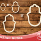 Unfinished Wood Hamsa Outline Shape | DIY Craft Cutout | up to 46" DIY