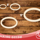 Unfinished Wood Oval Outline Shape | DIY Craft Cutout | up to 46" DIY