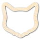 Unfinished Wood Cat Head Outline Shape | DIY Craft Cutout | up to 46" DIY